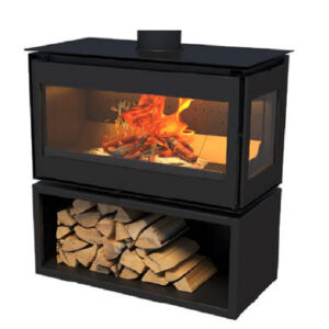 Lacunza Adour 800 CLD Freestanding Front and Right Glass