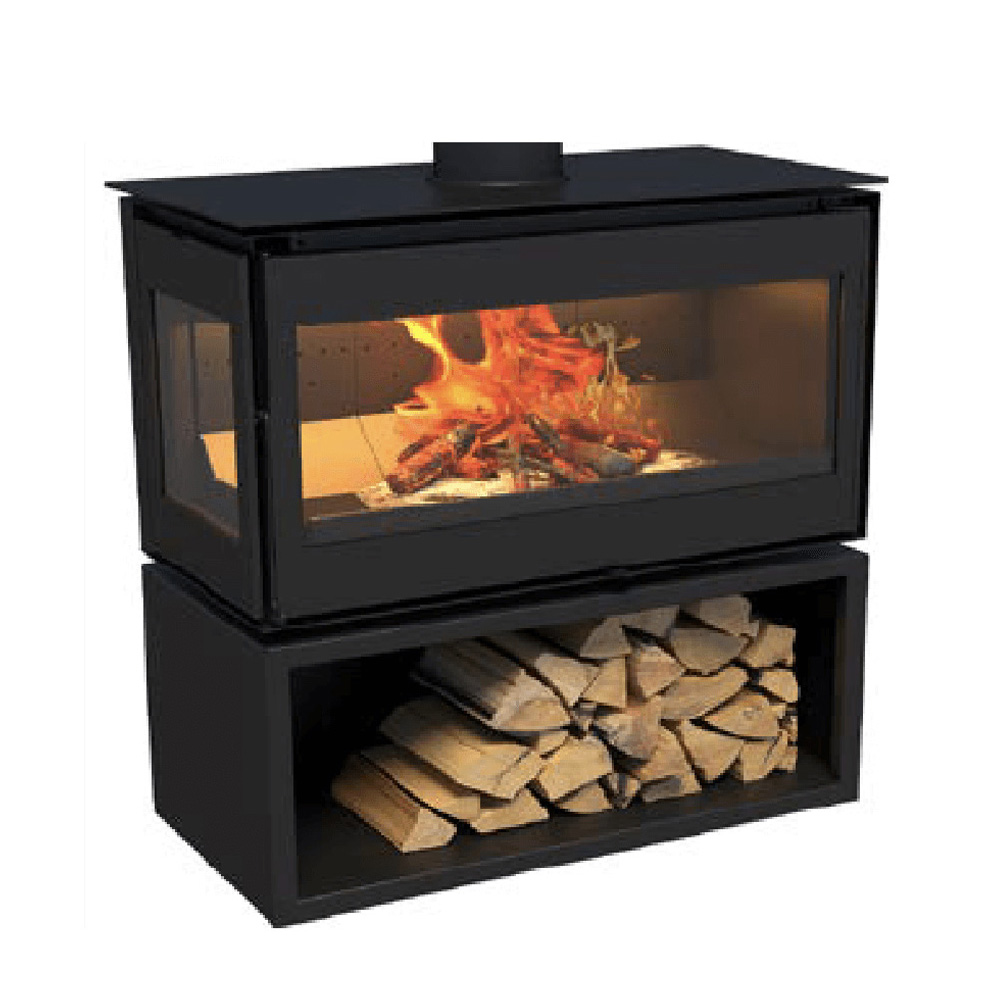 Lacunza Adour 800 CLI Freestanding Front and Left Glass